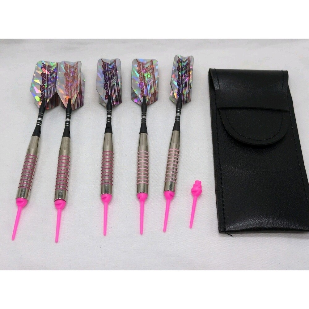 (5) IBM Soft Tip Darts With Case
